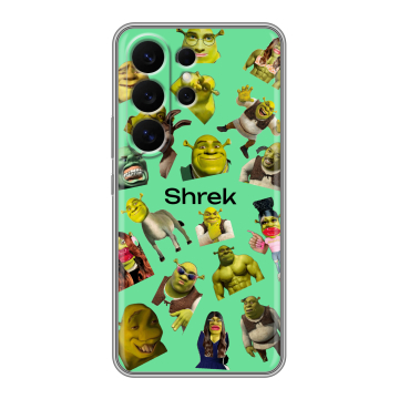 Силиконовый чехол на Samsung Galaxy S26 Ultra с принтом Шрек Shrek