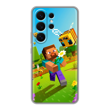 Силиконовый чехол на Samsung Galaxy S26 Ultra с принтом Майнкрафт Minecraft Силиконовый чехол на Samsung Galaxy S26 Ultra с принтом Майнкрафт Minecraft