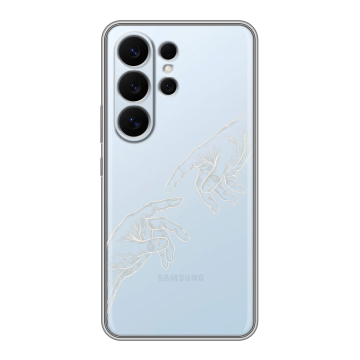 Силиконовый чехол на Samsung Galaxy S26 Ultra с принтом Сотворение мира