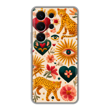Силиконовый чехол на Samsung Galaxy S26 Ultra с принтом Модный принт