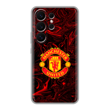 Силиконовый чехол на Samsung Galaxy S26 Ultra с принтом Manchester United