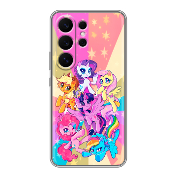 Силиконовый чехол на Samsung Galaxy S26 Ultra с принтом My little pony Дружба чудо Силиконовый чехол на Samsung Galaxy S26 Ultra с принтом My little pony Дружба чудо