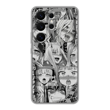 Силиконовый чехол на Samsung Galaxy S26 Ultra с принтом Ahegao Ахегао Аниме