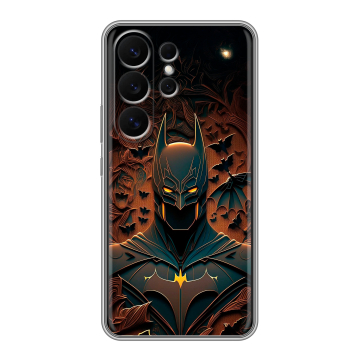 Силиконовый чехол на Samsung Galaxy S26 Ultra с принтом Batman Бэтмен