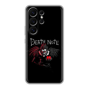 Силиконовый чехол на Samsung Galaxy S26 Ultra с принтом Death note Тетрадь смерти