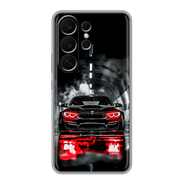 Силиконовый чехол на Samsung Galaxy S26 Ultra с принтом BMW БМВ