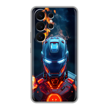 Силиконовый чехол на Samsung Galaxy S26 Ultra с принтом IronMan Железный человек