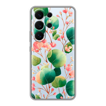 Силиконовый чехол на Samsung Galaxy S26 Ultra с принтом женский