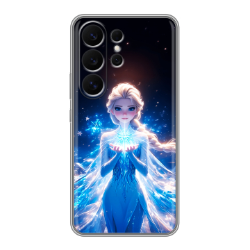 Силиконовый чехол на Samsung Galaxy S26 Ultra с принтом Холодное сердце Frozen Силиконовый чехол на Samsung Galaxy S26 Ultra с принтом Холодное сердце Frozen