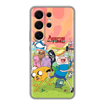 Силиконовый чехол на Samsung Galaxy S26 Ultra с принтом Adventure time Время приключений Силиконовый чехол на Samsung Galaxy S26 Ultra с принтом Adventure time Время приключений