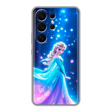 Силиконовый чехол на Samsung Galaxy S26 Ultra с принтом Холодное сердце Frozen Силиконовый чехол на Samsung Galaxy S26 Ultra с принтом Холодное сердце Frozen