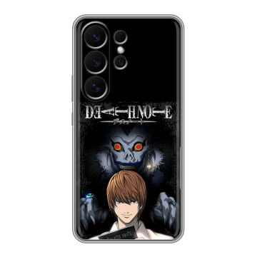 Силиконовый чехол на Samsung Galaxy S26 Ultra с принтом Death note Тетрадь смерти