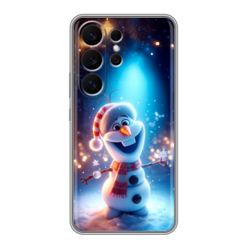 Силиконовый чехол на Samsung Galaxy S26 Ultra с принтом Новый год