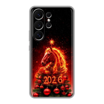 Силиконовый чехол на Samsung Galaxy S26 Ultra с принтом Новый год Силиконовый чехол на Samsung Galaxy S26 Ultra с принтом Новый год