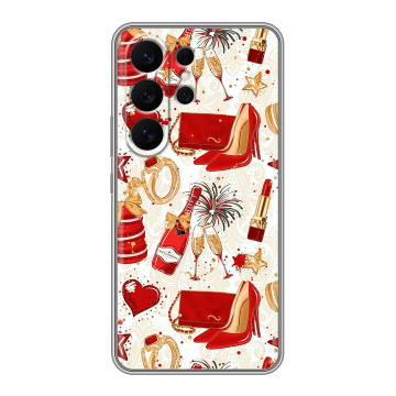 Силиконовый чехол на Samsung Galaxy S26 Ultra с принтом Новый год Силиконовый чехол на Samsung Galaxy S26 Ultra с принтом Новый год