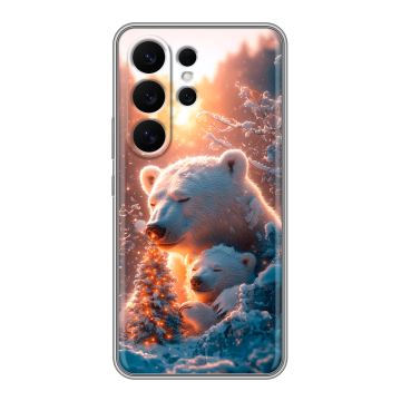 Силиконовый чехол на Samsung Galaxy S26 Ultra с принтом Новый год Силиконовый чехол на Samsung Galaxy S26 Ultra с принтом Новый год