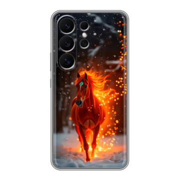 Силиконовый чехол на Samsung Galaxy S26 Ultra с принтом Новый год Силиконовый чехол на Samsung Galaxy S26 Ultra с принтом Новый год