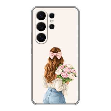 Силиконовый чехол на Samsung Galaxy S26 Ultra с принтом женский Силиконовый чехол на Samsung Galaxy S26 Ultra с принтом женский