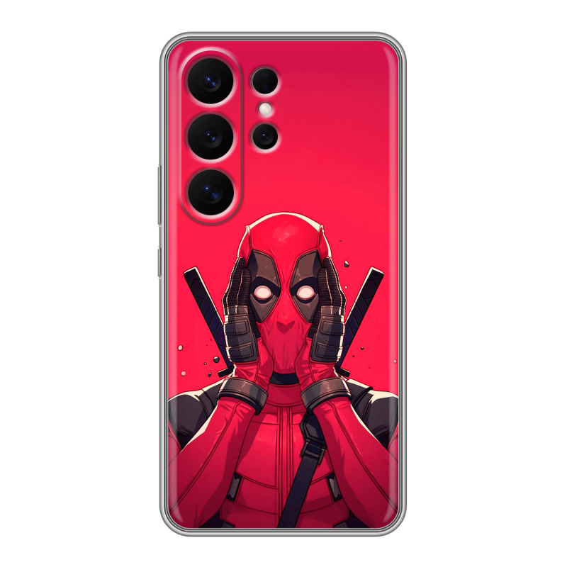 Силиконовый чехол на Samsung Galaxy S26 Ultra с принтом Дедпул Deadpool Силиконовый чехол на Samsung Galaxy S26 Ultra с принтом Дедпул Deadpool