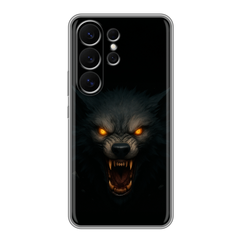 Силиконовый чехол на Samsung Galaxy S26 Ultra с принтом Волк Силиконовый чехол на Samsung Galaxy S26 Ultra с принтом Волк
