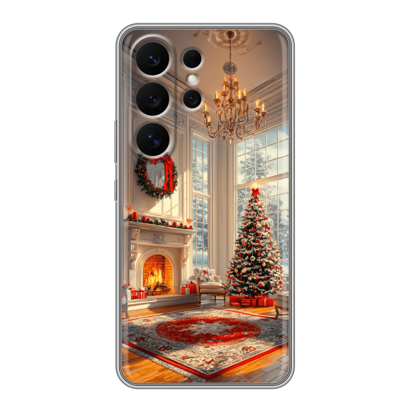 Силиконовый чехол на Samsung Galaxy S26 Ultra с принтом Новый год Силиконовый чехол на Samsung Galaxy S26 Ultra с принтом Новый год