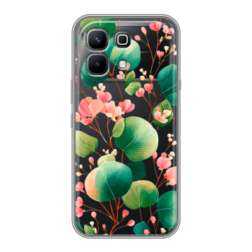 Силиконовый чехол на Infinix Note 60 с принтом женский Силиконовый чехол на Infinix Note 60 с принтом женский