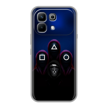 Силиконовый чехол на Infinix Note 60 с принтом Игра Кальмара Силиконовый чехол на Infinix Note 60 с принтом Игра Кальмара