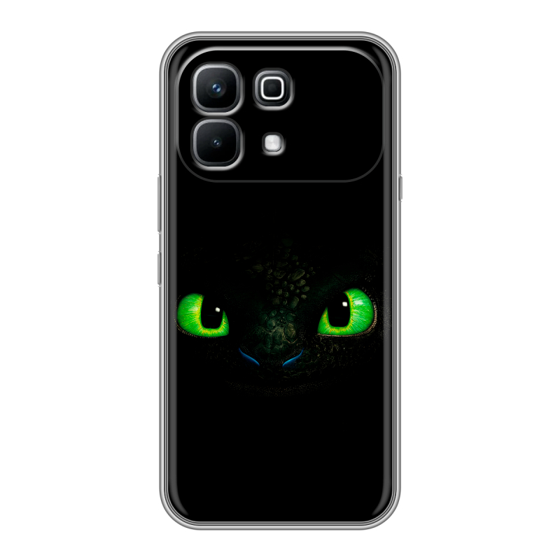 Силиконовый чехол на Infinix Note 60 с принтом Как приручить дракона Силиконовый чехол на Infinix Note 60 с принтом Как приручить дракона