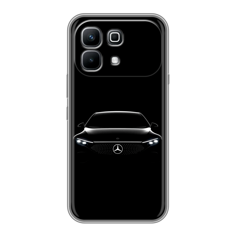 Силиконовый чехол на Infinix Note 60 с принтом Mercedes Мерседес Силиконовый чехол на Infinix Note 60 с принтом Mercedes Мерседес