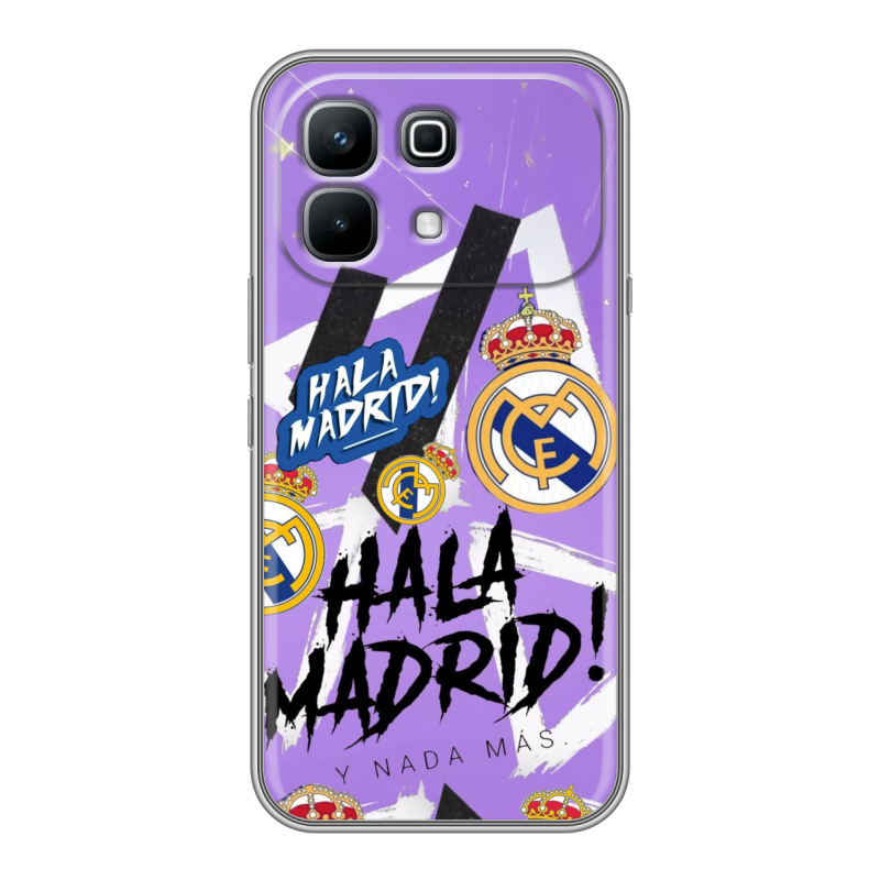 Силиконовый чехол на Infinix Note 60 с принтом Real Madrid Реал Мадрид Силиконовый чехол на Infinix Note 60 с принтом Real Madrid Реал Мадрид