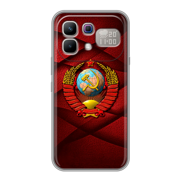 Силиконовый чехол на Infinix Note 60 Pro с принтом Герб СССР Силиконовый чехол на Infinix Note 60 Pro с принтом Герб СССР