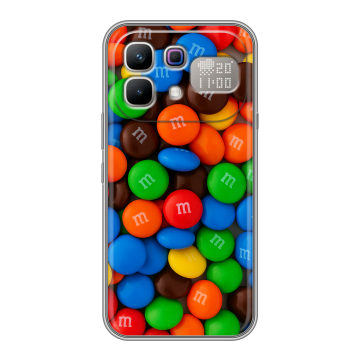 Силиконовый чехол на Infinix Note 60 Pro с принтом Конфеты Силиконовый чехол на Infinix Note 60 Pro с принтом Конфеты
