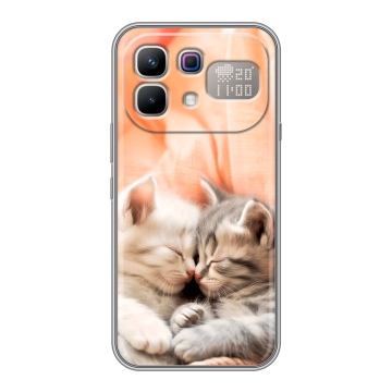 Силиконовый чехол на Infinix Note 60 Pro с принтом Котята Силиконовый чехол на Infinix Note 60 Pro с принтом Котята