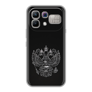 Силиконовый чехол на Infinix Note 60 Pro с принтом Герб России Силиконовый чехол на Infinix Note 60 Pro с принтом Герб России