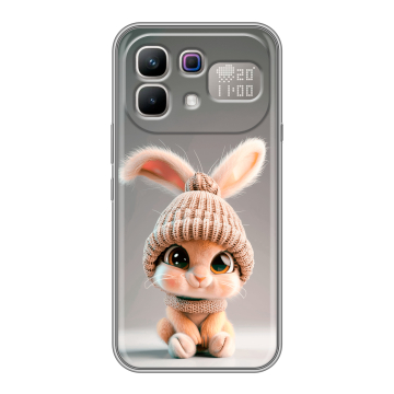 Силиконовый чехол на Infinix Note 60 Pro с принтом Кролик