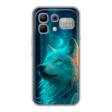 Силиконовый чехол на Infinix Note 60 Pro с принтом бабочки саккура Силиконовый чехол на Infinix Note 60 Pro с принтом бабочки саккура