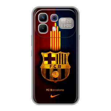 Силиконовый чехол на Infinix Note 60 Pro с принтом Барселона Barcelona Силиконовый чехол на Infinix Note 60 Pro с принтом Барселона Barcelona