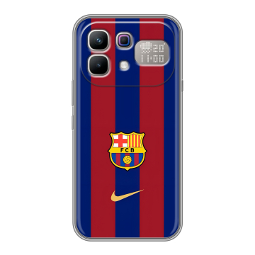 Силиконовый чехол на Infinix Note 60 Pro с принтом Барселона Barcelona Силиконовый чехол на Infinix Note 60 Pro с принтом Барселона Barcelona