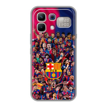 Силиконовый чехол на Infinix Note 60 Pro с принтом Барселона Barcelona Силиконовый чехол на Infinix Note 60 Pro с принтом Барселона Barcelona