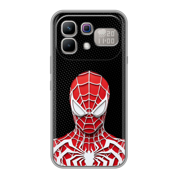 Силиконовый чехол на Infinix Note 60 Pro с принтом человек паук spiderman Силиконовый чехол на Infinix Note 60 Pro с принтом человек паук spiderman