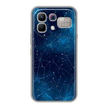 Силиконовый чехол на Infinix Note 60 Pro с принтом Космос звезды