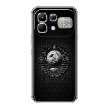 Силиконовый чехол на Infinix Note 60 Pro с принтом Герб Флаг СССР Силиконовый чехол на Infinix Note 60 Pro с принтом Герб Флаг СССР