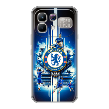 Силиконовый чехол на Infinix Note 60 Pro с принтом Chelsea Челси