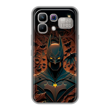 Силиконовый чехол на Infinix Note 60 Pro с принтом Batman Бэтмен