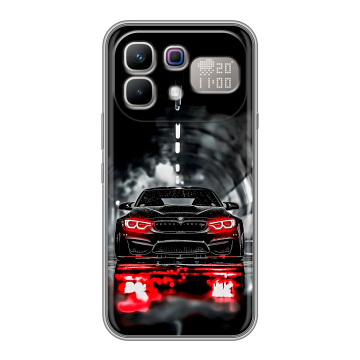 Силиконовый чехол на Infinix Note 60 Pro с принтом BMW БМВ