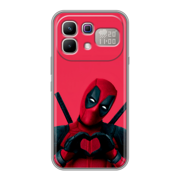 Силиконовый чехол на Infinix Note 60 Pro с принтом Дедпул Deadpool Силиконовый чехол на Infinix Note 60 Pro с принтом Дедпул Deadpool