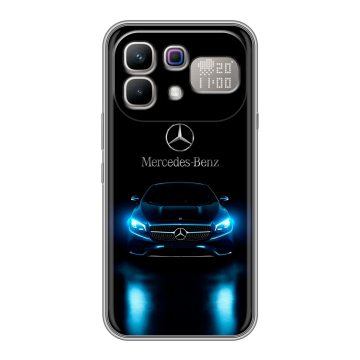 Силиконовый чехол на Infinix Note 60 Pro с принтом Mercedes Мерседес Силиконовый чехол на Infinix Note 60 Pro с принтом Mercedes Мерседес