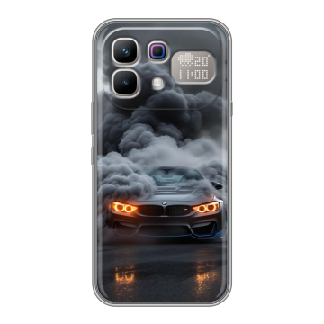 Силиконовый чехол на Infinix Note 60 Pro с принтом BMW БМВ