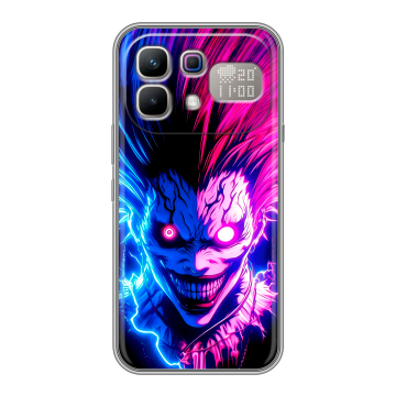 Силиконовый чехол на Infinix Note 60 Pro с принтом Death note Тетрадь смерти