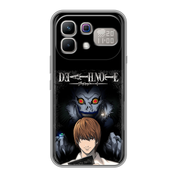 Силиконовый чехол на Infinix Note 60 Pro с принтом Death note Тетрадь смерти